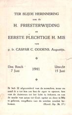 Oddens Caspar C. Den Bosch 1941 Utrecht, Verzamelen, Ophalen of Verzenden