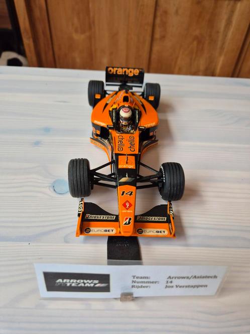 F1 Arrows Supertec A21 - Jos Verstappen - 2000 1:18, Hobby en Vrije tijd, Modelauto's | 1:18, Zo goed als nieuw, Auto, MiniChamps