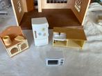 Keuken meubels van sylvanian families, Verzamelen, Poppenhuizen en Toebehoren, Ophalen of Verzenden, Zo goed als nieuw, Poppenhuis