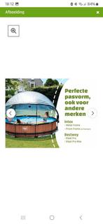 Exit zwembad overkapping 3.60m, Tuin en Terras, Zwembaden, Ophalen, Minder dan 80 cm, Rond, Zo goed als nieuw