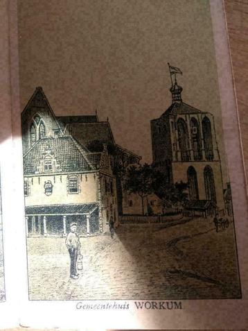 -06 / Workum het Gemeentehuis  Litho zeldzaam 1894 (FR) beschikbaar voor biedingen