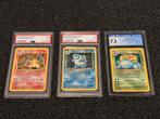 Pokémon Big 3 - Charizard, Blastoise & Venusaur PSA 7, Hobby en Vrije tijd, Verzamelkaartspellen | Pokémon, Verzenden, Zo goed als nieuw