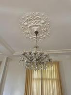 Kristallen kroonluchter – klassiek – ca. 80 cm, Ophalen, Gebruikt, Glas, Maria Theresia-stijl