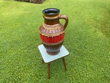 West-Germany vaas 45 cm hoog retro vintage beschikbaar voor biedingen