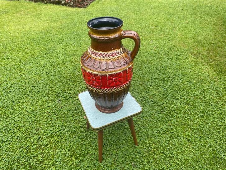 West-Germany vaas 45 cm hoog retro vintage, Antiek en Kunst, Antiek | Vazen, Ophalen of Verzenden