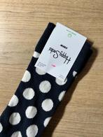 NIEUW | Happy Socks Zwart Gestipte Sokken Maat 41-46, Ophalen of Verzenden, Nieuw, Maat 43 t/m 46, Zwart