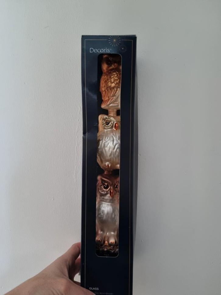 Uilen Piek van Glas - Nieuw!, Diversen, Kerst, Nieuw, Ophalen