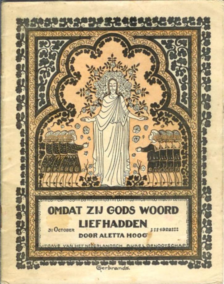 Aletta Hoog - Omdat zij Gods woord lief hadden. 1922., Boeken, Godsdienst en Theologie, Gelezen, Ophalen of Verzenden