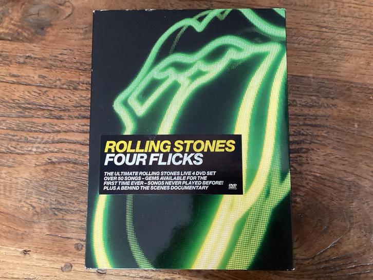 Rolling Stones - Four Flicks DVD Boxset, Cd's en Dvd's, Dvd's | Muziek en Concerten, Zo goed als nieuw, Muziek en Concerten, Boxset