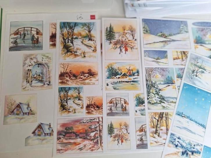 73 kerstknipvellen, Hobby en Vrije tijd, Kaarten | Zelf maken, Nieuw, Knipvel, Kerst, Ophalen of Verzenden