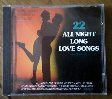 22 All night long love songs  beschikbaar voor biedingen