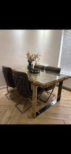 Eettafel + richmond stoelen, Huis en Inrichting, Tafels | Eettafels, Ophalen, Richmond, 150 tot 200 cm, Eikenhout