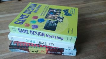 Diverse boeken over game design (€ 3.75 per stuk) beschikbaar voor biedingen