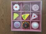Houten mini taartjes/ petit fours, Kinderen en Baby's, Speelgoed | Houten speelgoed, Ophalen of Verzenden, Zo goed als nieuw, Overige typen