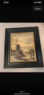 Schilderij olieverf op paneel  hc k hokken, Antiek en Kunst, Kunst | Schilderijen | Klassiek, Ophalen of Verzenden