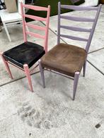 2  jaren 60/70 Pastoe stoelen, Twee, Gebruikt, Hout, Ophalen
