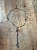 Zilverkleurige Ketting met Hanger, Ophalen of Verzenden, Zo goed als nieuw, Zilver, Overige materialen
