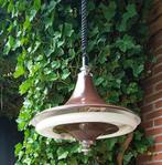 vintage hanglamp - ufo  lamp -trekpendel-design Massive (B), Ophalen, Gebruikt, Glas, 75 cm of meer