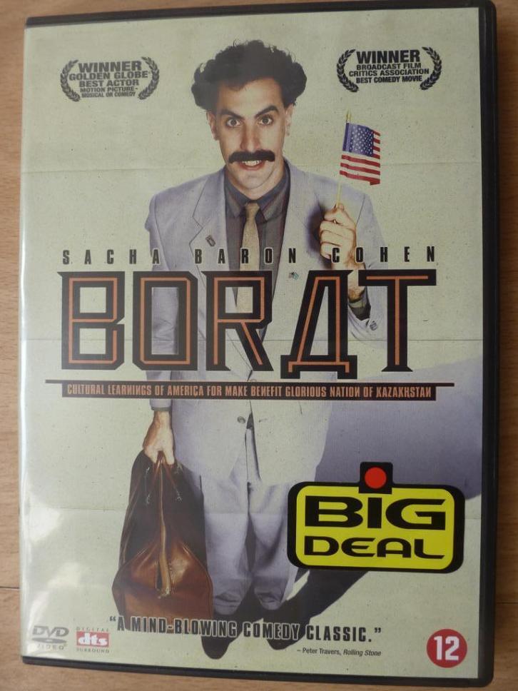 DVD - Borat - Sacha Baron Cohen, Cd's en Dvd's, Dvd's | Komedie, Zo goed als nieuw, Vanaf 12 jaar, Ophalen of Verzenden