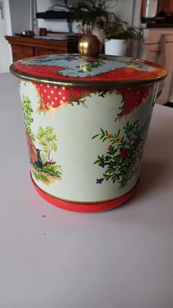 Blik eduscho kaffee., Verzamelen, Blikken, Gebruikt, Koffie, Overige merken, Ophalen of Verzenden