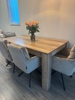 Eettafel, Huis en Inrichting, Tafels | Eettafels, Ophalen, Zo goed als nieuw, Rechthoekig