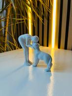 Beeld hond en baas, cadeau idee, hond beeld minimalistisch, Ophalen of Verzenden, Zo goed als nieuw, Dier