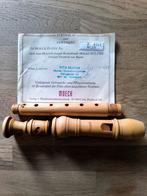 Mooie Moeck blokfluit van esdoornhout, Muziek en Instrumenten, Ophalen, Gebruikt, Sopraan of Sopranino