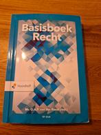 Basisboek Recht 9789001079635 Mr O.A.P van der Roest, Ophalen of Verzenden, Zo goed als nieuw