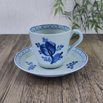Royal Copenhagen Aluminia Tranquebar Koffiekop en Schotel beschikbaar voor biedingen