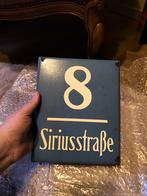 lot van 12 oude emaille borden,schildjes, liefst in 1 koop., Ophalen, Gebruikt, Reclamebord