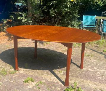 Ovalen houten eettafel keukentafel inklapbaar beschikbaar voor biedingen