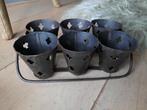 Metalen theelichthouder windlicht houder 24x16x8cm *Etage3*, Gebruikt, ., Ophalen of Verzenden, .