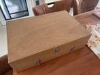 Houten opbergkist, Huis en Inrichting, Woonaccessoires | Kisten, Ophalen, Minder dan 50 cm, 50 tot 100 cm, Zo goed als nieuw