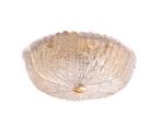 Carl Fagerlund kristal en messing plafonnière, Lyfa 1960s, Verzenden, Glas, Hollywood Regency