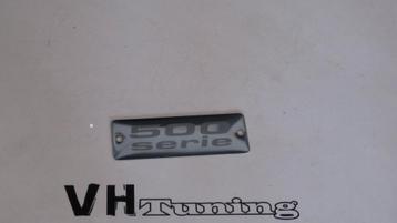 Mercedes Benz 500 serie chrome type plaat beschikbaar voor biedingen