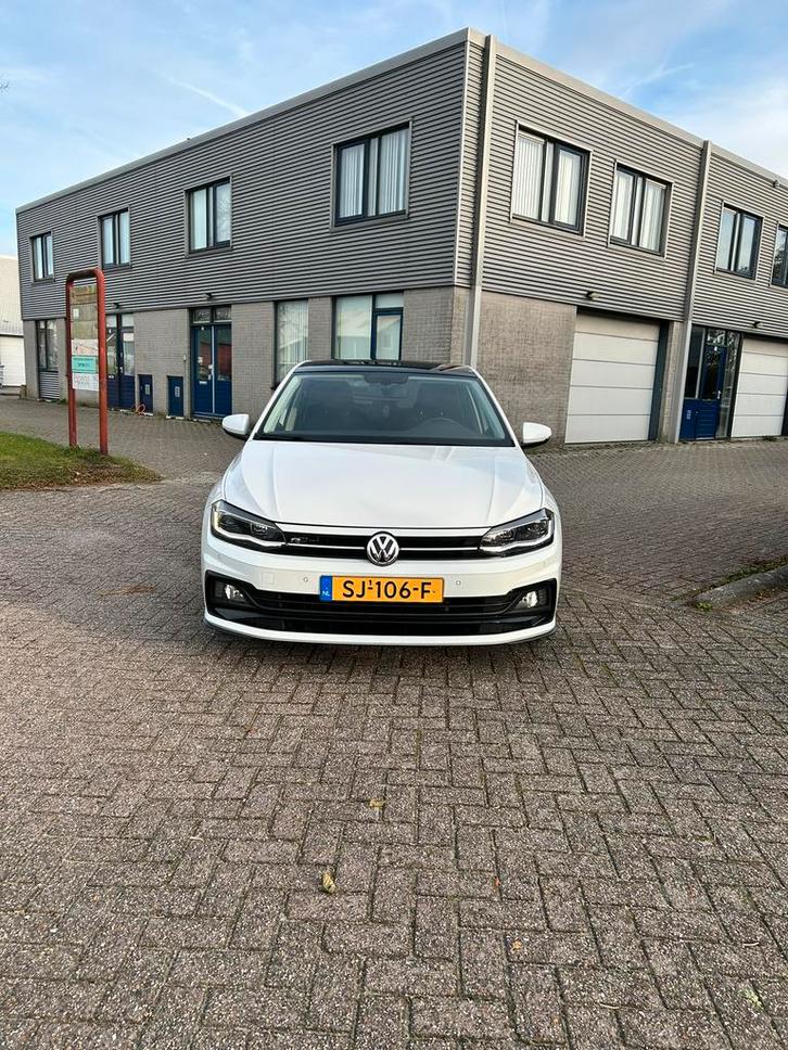 Volkswagen Polo 1.0 TSI 95PK 5D Bluemotion 7-DSG 2018 Wit, Auto's, Volkswagen, Bedrijf, Polo, ABS, Adaptieve lichten, Adaptive Cruise Control