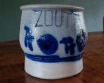 Keulse Pot Zout - Blauw Bloemmotief, Antiek en Kunst, Antiek | Keramiek en Aardewerk, Ophalen of Verzenden