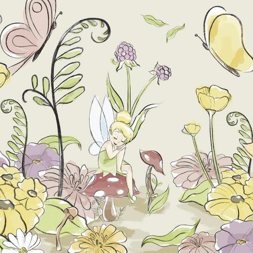Tinkerbell fotobehang Tinker-Bell vlies behang Muurdeco4kids, Kinderen en Baby's, Kinderkamer | Inrichting en Decoratie, Nieuw