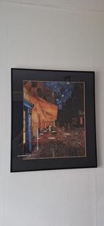 Vincent van Gogh - Caféterras bij nacht - reproductie, Huis en Inrichting, Minder dan 50 cm, 50 tot 75 cm, Ophalen of Verzenden