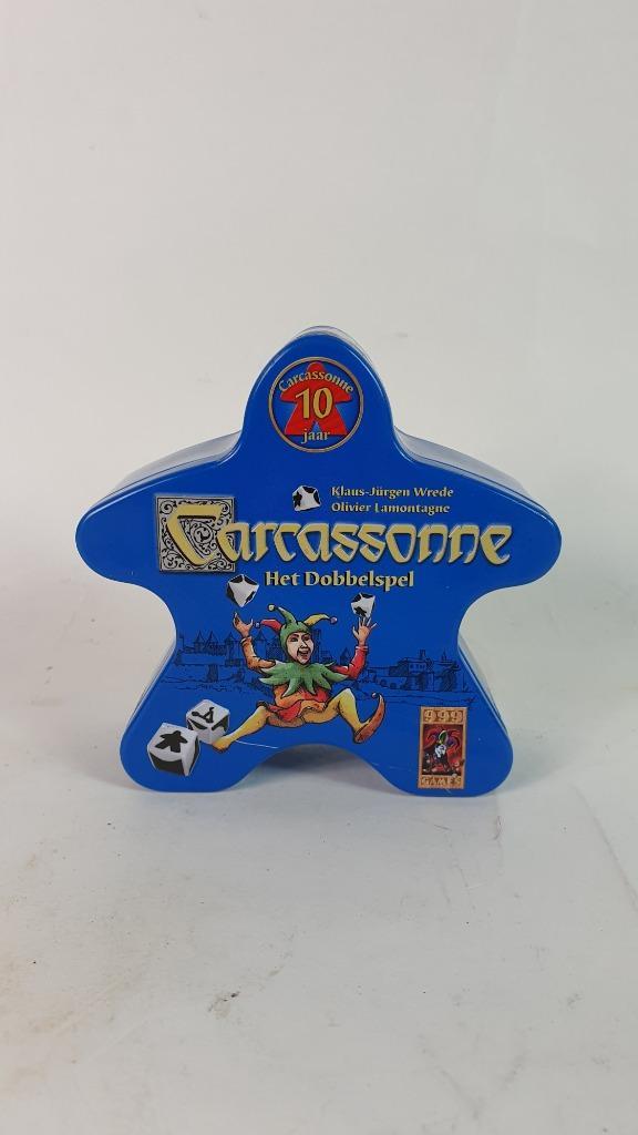 Carcassonne Dobbelspel 10 jaar jubileum. 999 Games 2010. K14, Hobby en Vrije tijd, Gezelschapsspellen | Overige, Gebruikt, Ophalen of Verzenden