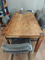 Eetkamer tafel, Huis en Inrichting, Tafels | Eettafels, Ophalen, Gebruikt, Teakhout, 50 tot 100 cm