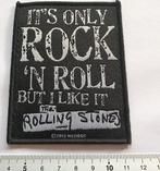 The Rolling Stones it's only rock 'roll patch 37 official, Nieuw, Kleding, Verzenden