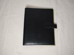K645 Zwart kunstleder A5 agenda  groene stoffen binnenzijde, Diversen, Onbekend, Ophalen of Verzenden, Zo goed als nieuw, Onbekend