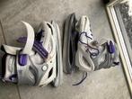 Nijdam ice skates white adjustable 34/37, Sport en Fitness, Klapschaats, Gebruikt, Ophalen of Verzenden, IJshockeyschaatsen