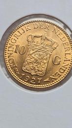 Gouden tientje 1927, Postzegels en Munten, Munten | Nederland, Ophalen of Verzenden, Koningin Wilhelmina, 10 gulden, Goud