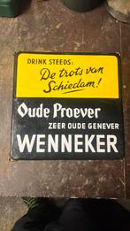 Emaille bord Wenneker, Verzamelen, Ophalen of Verzenden, Zo goed als nieuw, Reclamebord