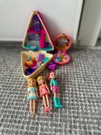 Polly Pocket Verjaardagstaart en 3 grote polly pocket poppen, Ophalen of Verzenden, Gebruikt, Overige typen