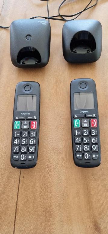 Gigaset E290 Duo Senioren Dect telefoon, extra grote toetsen
