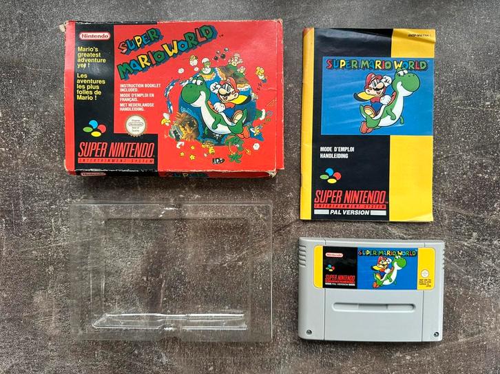 Te koop Super mario world snes compleet, Spelcomputers en Games, Games | Nintendo NES, Zo goed als nieuw, Platform, 1 speler, Vanaf 3 jaar