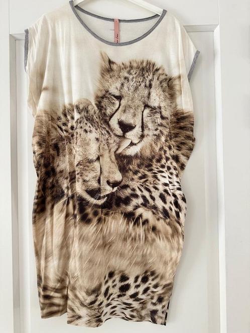 MARC CAIN jurkje panter, maat 4, Kleding | Dames, Jurken, Zo goed als nieuw, Maat 38/40 (M), Boven de knie, Ophalen of Verzenden